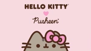 Hình nền máy tính ảnh mèo Pusheen đáng yêu