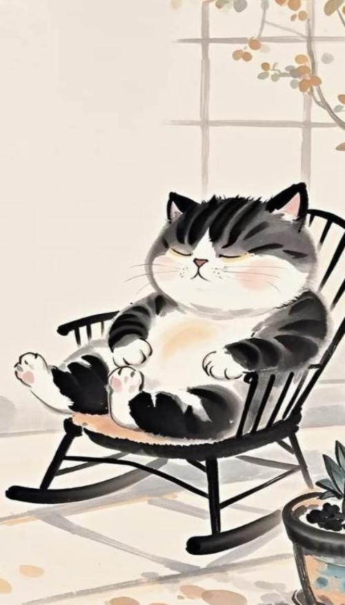 Hình nền điện thoại, zalo ảnh mèo chibi anime cute
