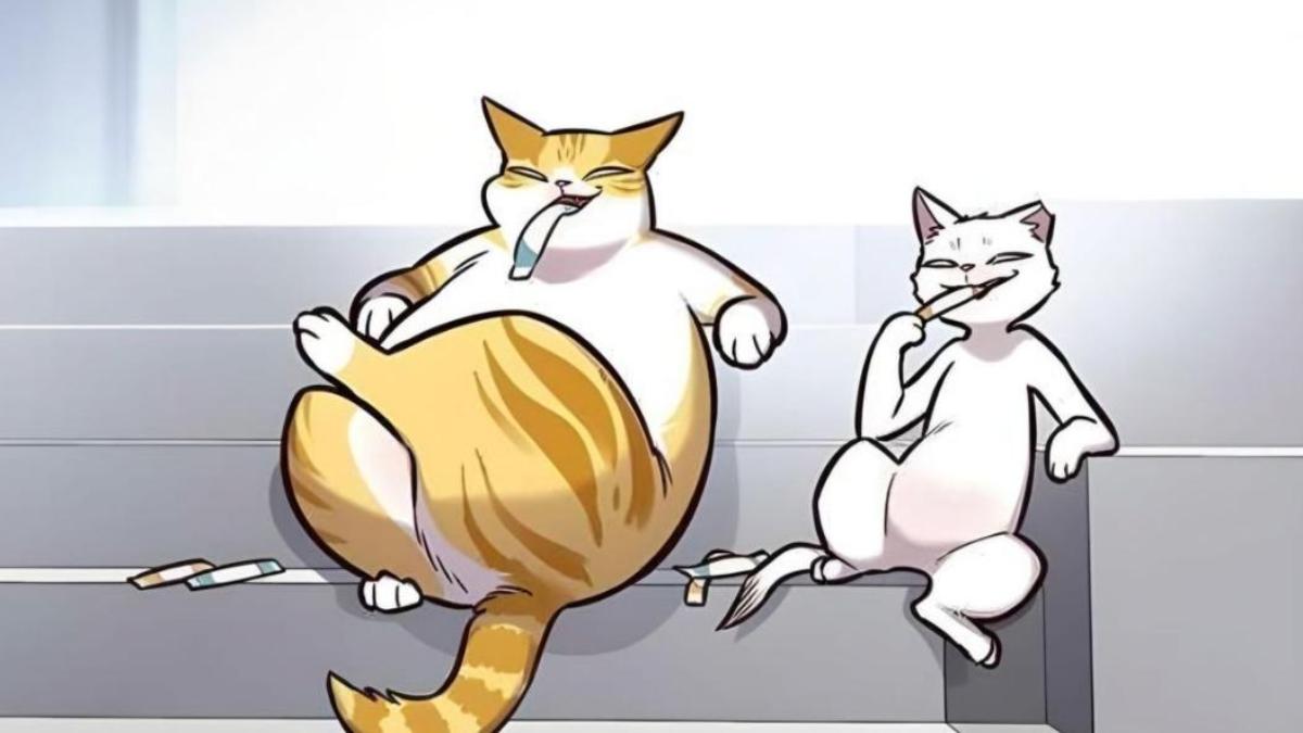 Hình nền mèo anime dễ thương nhất cõi mạng 