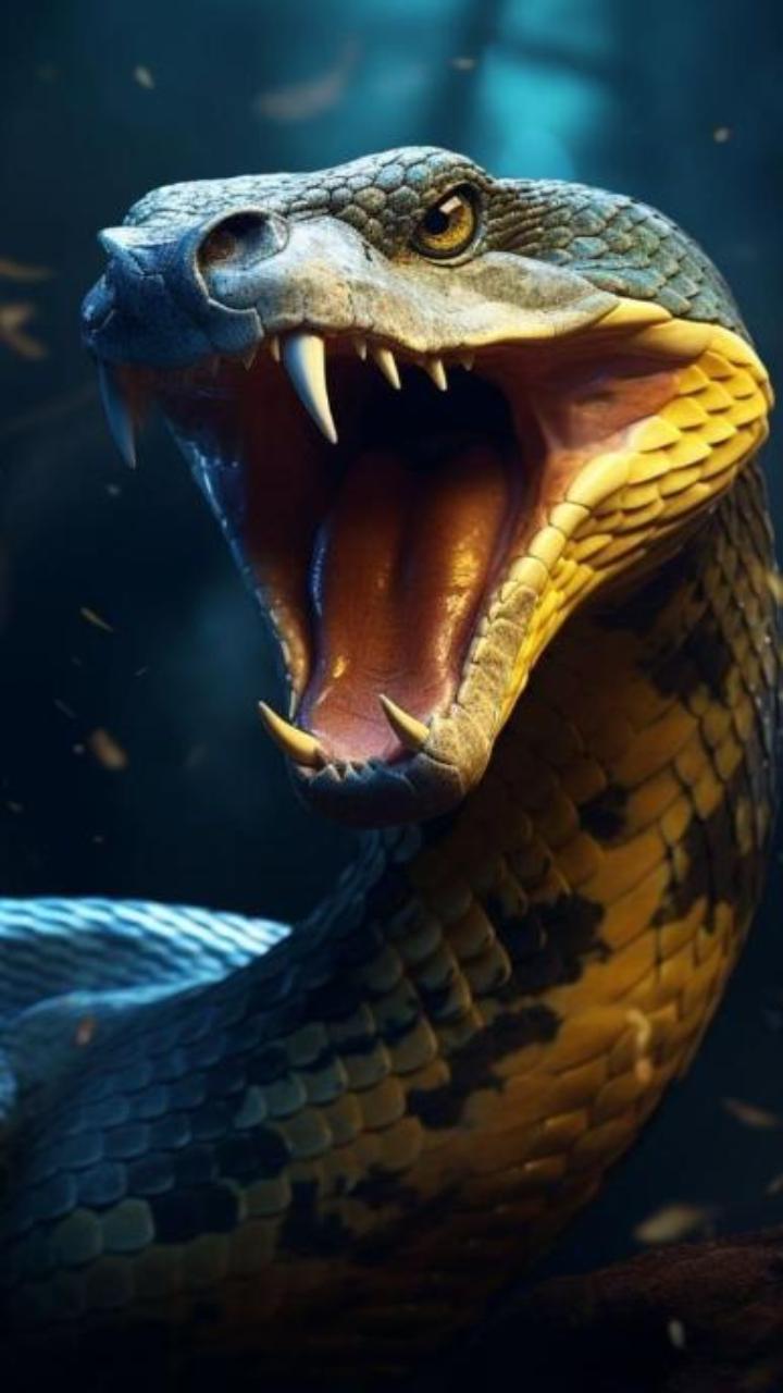 Ảnh con rắn ngầu làm hình nền điện thoại cực xịn 