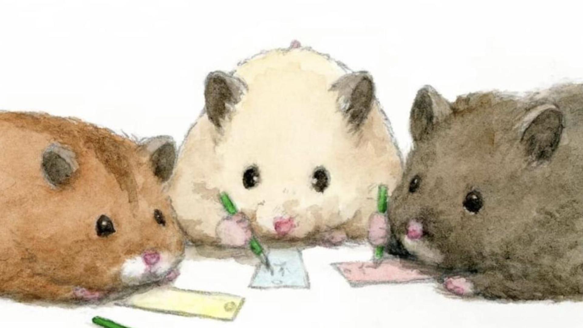 Hình nền chuột chibi anime dễ thương cho điện thoại, máy tính