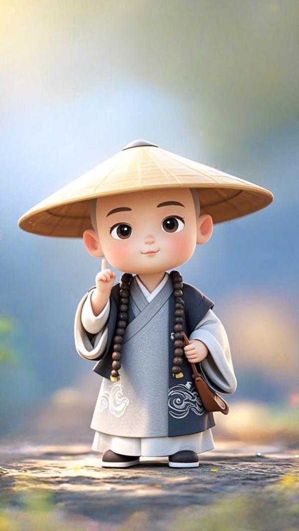 Hình nền 3D bé trai hành khất